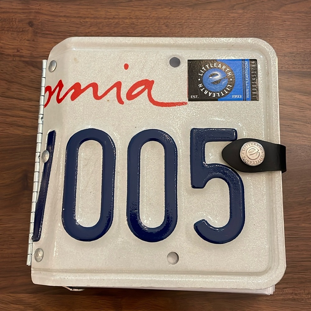 California license plate photo album - NEW